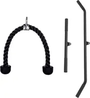 Power Cage Attachment Upgraded LAT Pull down Bar and Power Rack Cable Machine At