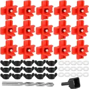 Chicken Water Nipples, 15 Pcs Horizontal Poultry Automatic Waterer Nipples For