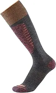 [Gordini] Men's Burke Lightweight Ski Over-The-Calf Sock, Dark