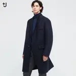 *已售完 UNIQLO +J 羊毛混紡 徹斯特大衣 445768 XS 黑 深藍 JIL SANDER 優衣庫