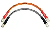 QTY 2 VBL4-9OS Vlynx 4 Gauge AWG 9" 100% OFC Copper Battery Cable Interconnect