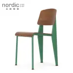 【北歐櫥窗】VITRA STANDARD 標準單椅(胡桃木座面、春芽綠椅腳)