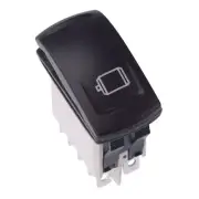 APEM Electric Motor Latching Red 12V LED Automotive Rocker Switch DPDT IP68