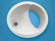 Urine Separator | Complete Urine Diverter for Compost Toilets | White | Made in UK