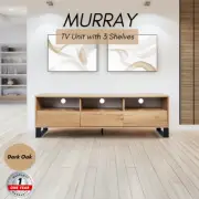 Priceworth Murray TV Unit with 3 Shelves