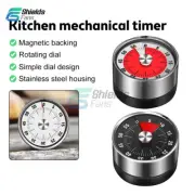 Magnetic Digital Timers Manual Countdown Kitchen Alarm Clock Mechanical Cooking