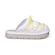 UGG SPACESLIDER TECH SLIDE WHITE PLATFORM WOMEN'S SLIPPERS SIZE US 9/UK 7 NEW