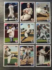 2009 Topps Series 1 Baseball Legends Variation Complete 19 Card Set Ruth Gehrig