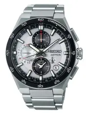 [Seiko] Astron Titanium Watch in Silver & White