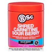 BSc Shred Carnitine Sour Berry 300g