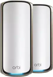 RBE972S Orbi 970 Series Quad-Band Wifi 7 Mesh Network System Router, White (Pack