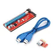Ver007s USB 3.0 PCI-E 1x to 16x Extender Riser Card Adapter Cable Bitcoin GPU Mining