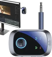 Wireless Adapter - Wireless Receiver for Headphones | Multipoint Stereo HiFi Double Stream with Mic HD for Tvs PC Cell Phones Speakers Headphones