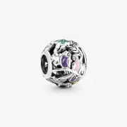 Pandora Sterling Silver Jungle Creatures & Leaves Charm 791620C01