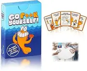 Kicttule Go Fuck Yourself Card Game for Adults - 52 Swear Word Playing Cards, Stress Relief Party Game for Game Nights with Friends (1 Pcs)