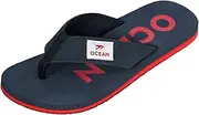 [MADSea] Women's/Men's Toe Separator Sandals Ocean Dark Blue Orange