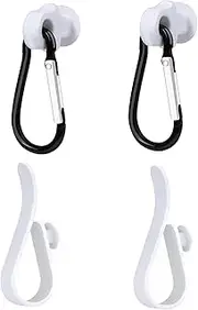 Tote Bag Key Holder | Exquisite Solid Beach Bag Clip Tote Bag Cup Holder - Beach Bag Accessories Inserts, Tote Bag Hooks Set for Outdoor, South Bags, Keys, Sunglasses, Small Items
