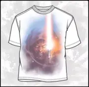 Star Wars Darth Maul & Lightsaber Soft Art T-Shirt, NEW UNWORN