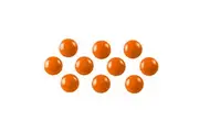 10PK Quartet 20mm Magnet Buttons Document/Photo Holder For Magnetic Board Orange