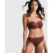 marlies dekkers Panthera Leopard Print Strapless Bikini Top
