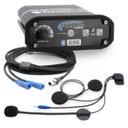 2 Person RRP696 Gen1 Bluetooth Intercom with Super Sport Cables and Helmet Kits