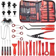 228Pcs Trim Removal Tool,Car Retainer Bumper Clips,Car Panel Door Radio Removal Tool Kit,Auto Clip Pliers,Auto Clip Pliers Stereo Fastener Terminal Removal Tool,Car Upholstery Repair Pry Kit