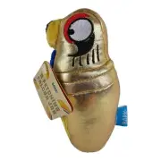 Bark Box A FETCHING FALCON JAR Plush Squeaker Crunchy Dog Toy NEW