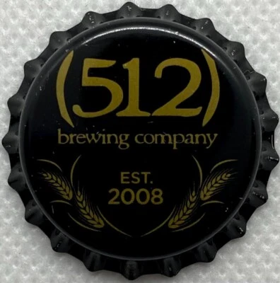 USA Plastic Lined Beer Crown Bottle Cap: Five Twelve Brewing