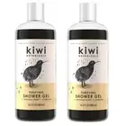 (2 Pack) Kiwi Botanicals Purifying Shower Gel, Charcoal & Manuka Honey, 16.5 oz