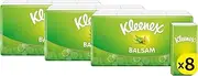 Kleenex Balsam in Handy Pocket Pack Tissues Balm Tissues Protect and Soothe Your Nose When You've Got a Cold Balmcare with Aloe Vera, Vitamin E and Calendula 24 Pack