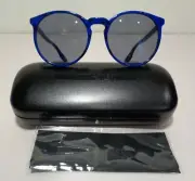 McQ by Alexander McQueen MQ0038SA Blue Silver New Men's Sunglasses