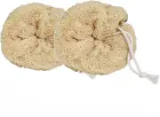 Natural Loofah Sponge & Exfoliating Body Scrubber - Uncompressed Luffa Bath Ball