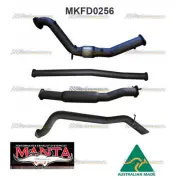 Manta 3" Full Exhaust with Resonator for Ford Ranger PX 3.2L 2016 onward