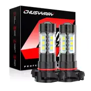 2PCS 80W 6000K 5202 LED Fog Lights For 07-15 Chevrolet Silverado 1500 2500 3500