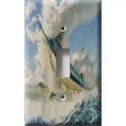 SnazzySwitch Jumping Swordfish Decorative Light Switch Plate Cover