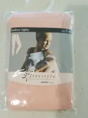 Danskin Freestyle offers a pair of pink footless tights, perfect for girls sized
