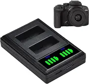 Digital Camera Charger, Charger, Portable Fast Charge Camcorder Charging with Led Display for Backpacks, Suitcases