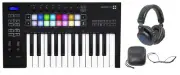 Novation Launchkey 25 MK3 25-Key USB MIDI Ableton Keyboard Controller+Headphones