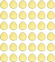 uxcell Fishing Lure Blades 0.6"x0.4", 50 Pack Willowleaf Lure Making for DIY Bait, Golden