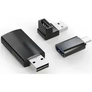 MINIX CP86 Wired Apple Carplay to Wireless Connection Dongle Stick - 90 Degree USB-A Adapter and USB-A to USB-C Converter Included [CP86]