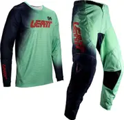 Leatt 3.5 Matcha, set jersey/textile pants , color: Green/Black/Red , size: XL