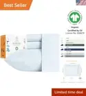 Versatile 4-Piece Twin Bed Sheet Set - Eco-Friendly Percale & Deep Pockets