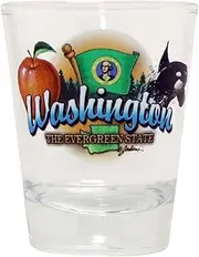 Washington Evergreen State Elements Shot Glass Glassware