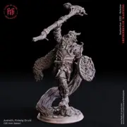 Firbolg Druid Miniature Resin 28mm 32mm Dungeon Dragons D&D RPG