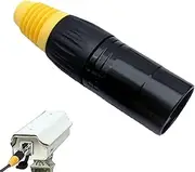 RJ45 Plug Connector, Ethernet RJ45 Aviation Cable Plug - Home and Outdoor LED Socket Jack Industrial Network Connection Design, Ideal for Outdoor, Aircraft, or any other situation where waterproof