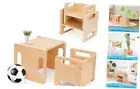 Montessori Weaning Table and Chair Set,Kids Activity Table and Chair Set with