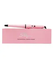 Stefan Conical Curling Iron & Glove, Pink