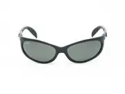 Calcutta Men's Oval Sports Sunglasses in Black