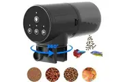 Automatic Fish Feeder for Aquarium, 200ml Large Capacity Auto Fish Food Dispenser, Battery Powered Timer Moisture-Proof Feeder for Small Tank
