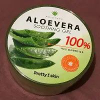 在飛比找蝦皮購物優惠-pretty skin 100%韓國蘆薈膠ALOEVERA 